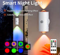 USB Rechargeable Smart LED Night Light with Motion Sensor (RGB Dimmable)