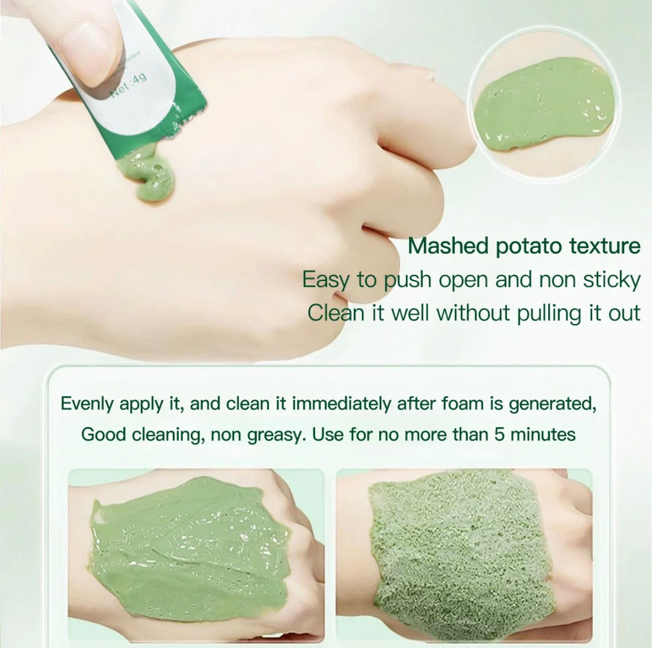VENROCK Centella Asiatica Bubble Facial Mask | Deep Clean & Glow