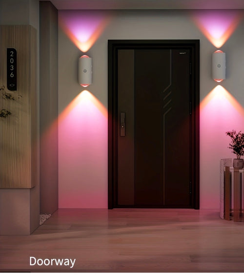 USB Rechargeable Smart LED Night Light with Motion Sensor (RGB Dimmable)