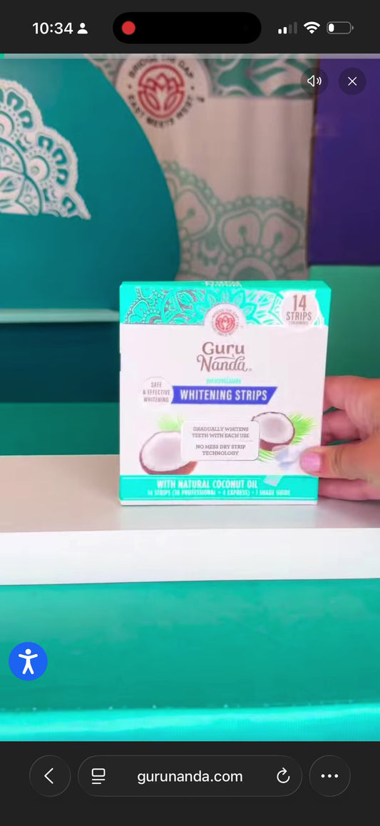 Guru Nanda Coconut Oil Whitening Strips